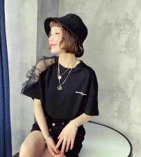 无敌爆纱纱袖上衣，女装，浪漫E点