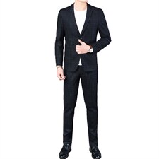 ASD8955秋季男式西服礼服西装修身商务休闲男装套装高端西服P275，男装西服套装，电商B360