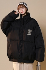 中性秋冬ES白鸭绒立领宽松保暖羽绒服情侣潮YR6211P195控258，男装羽绒服，电商A268