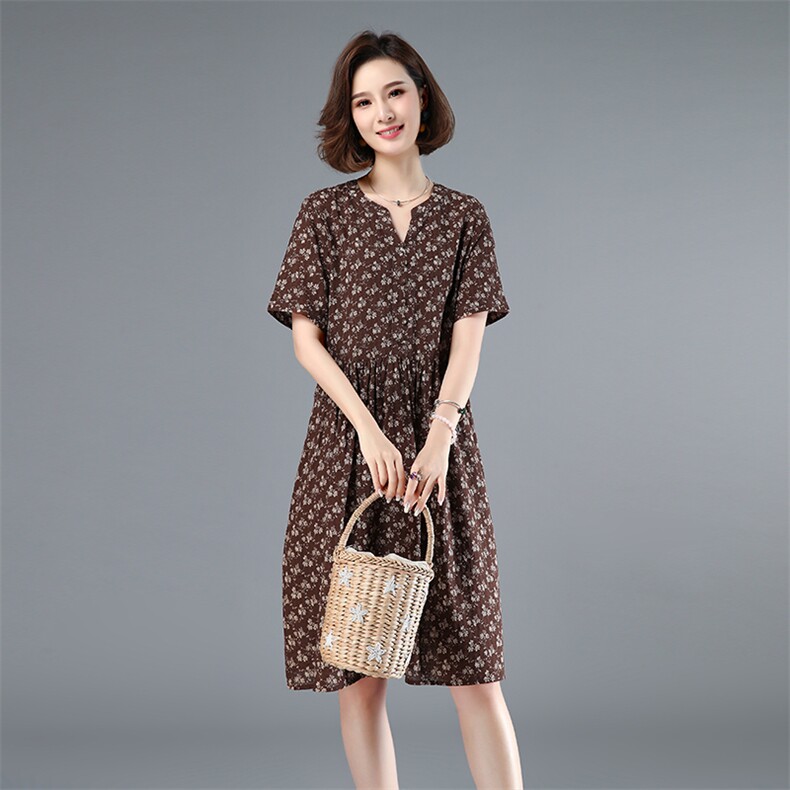 中腰时尚显瘦连衣裙通勤2021年夏季韩版大方,女装连衣裙,独衣靓