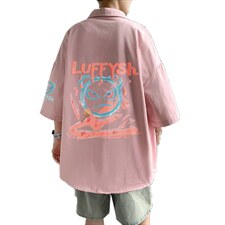 ！夏款港风冰丝衬衣男黑寸衫男白短袖衬衫男DXC286-P30，男装衬衫，电商B371