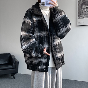 加棉保暖羊羔绒座山雕棉衣 毛呢加厚保暖外套978 特P108图片