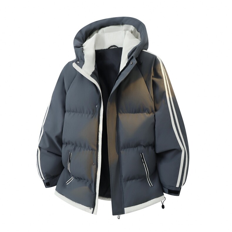 现货高品质美式高街冬季重磅三防加厚羽绒棉衣连帽冲锋外套厚，男装棉衣，电商A486-1