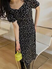 春夏，韩版碎花连衣裙，女装连衣裙，董与朱(4F)