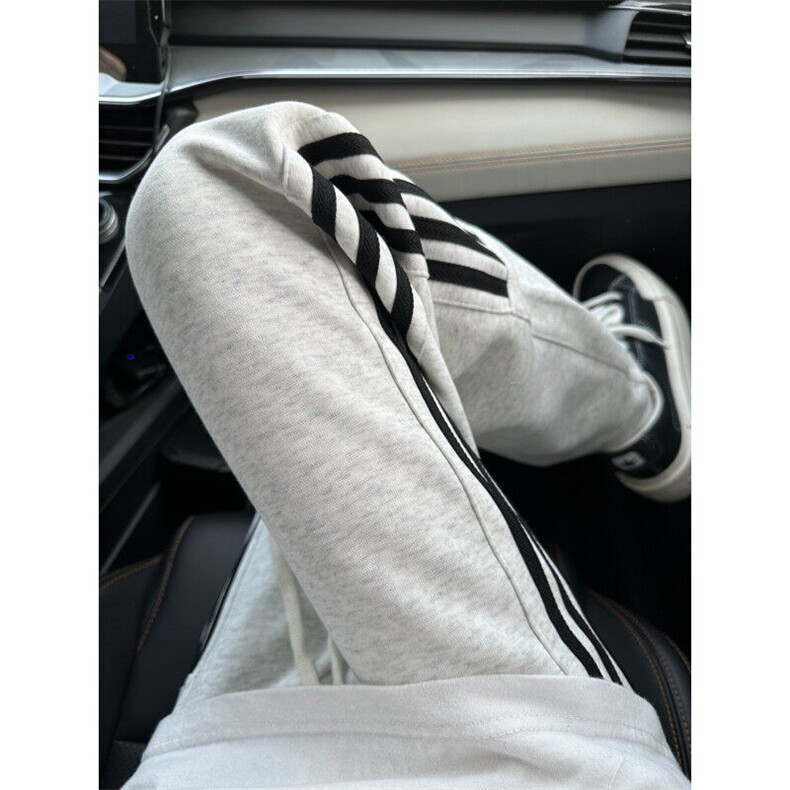 【有货】A2302CC-特P38侧条纹卫裤男款美式复古直筒裤子,男装休闲裤,星座1007（原301D）