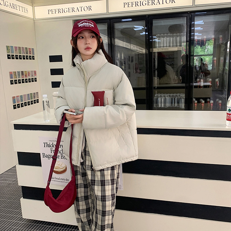 【升级款】美式魔术贴羽绒服PU棉衣加厚oversize棉服T606-P85官图,男装羽绒服,电商B245