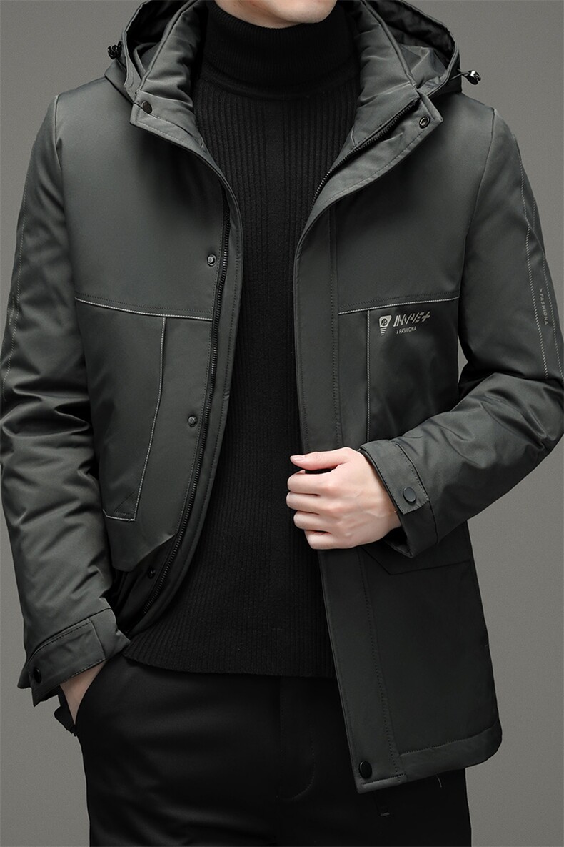男中年可脱卸帽羽绒服灰鸭绒休闲厚款外套爸爸装上衣ZK21007-P270,男装羽绒服,电商B212（原钱塘6029）