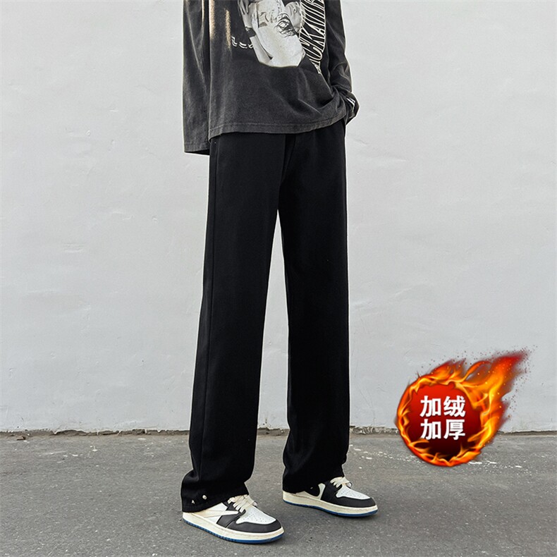 现货秋冬加绒加厚宽松直筒牛仔裤男休闲长裤K369-P50加绒P60,男装牛仔裤,星座205