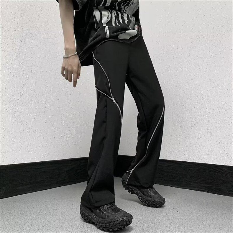 档口有货微弹春秋运动裤时尚纯色直筒潮休闲裤宽松型7127P53,男装休闲裤,星座410-2