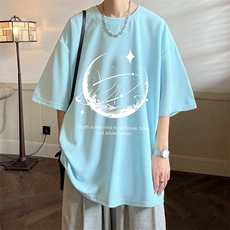 华夫格t恤男短袖男大码五分袖HT73457-P22，男装T恤，电商A040