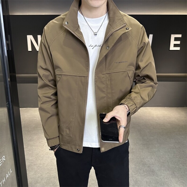 507A-JK819-P75 2025春夏时尚青年休闲外套夹克衫图片