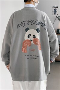 秋季港风长袖印花毛线毛衣半高领休闲套头针织衫线衣MY7456P48，男装针织衫/毛衣，星座227-7
