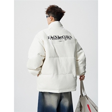 鳄鱼纹印花设计大码M-5XL手塞棉夹克PU皮棉服外套男8507P120控158，男装夹克，星座227-7