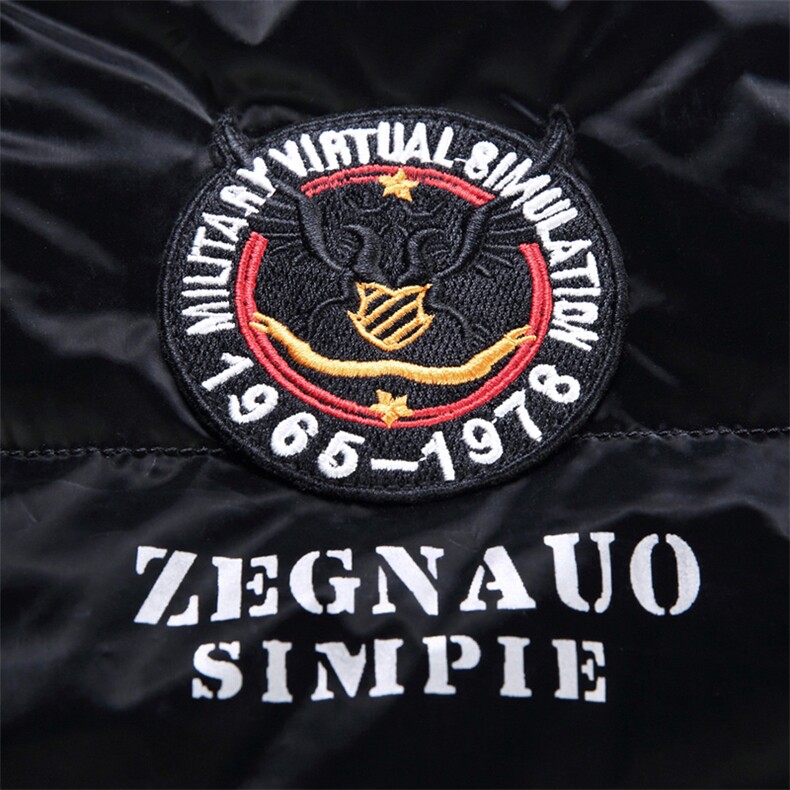 冬季男士加厚羽绒服中年爸爸装外套中年时尚羽绒服SFT93838-P275图片