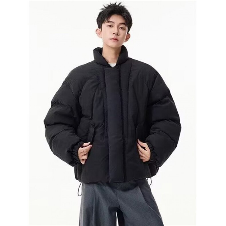 立领纯色短款羽绒服冬季新款男士高端休闲保暖外套M665,男装羽绒服,星座1116A（原606A-3）