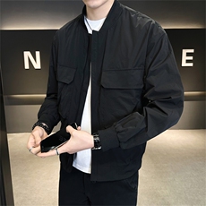 2025新款春秋季夹克外套男士棒球领衣服潮流新品男装上衣，男装夹克，电商A225