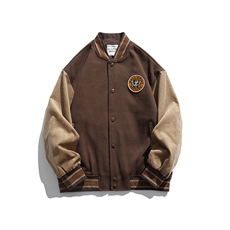 外27-2GANYOU日系灯芯绒拼接袖数据款棒球服JK17-P145，男装夹克，新杭派外27-2