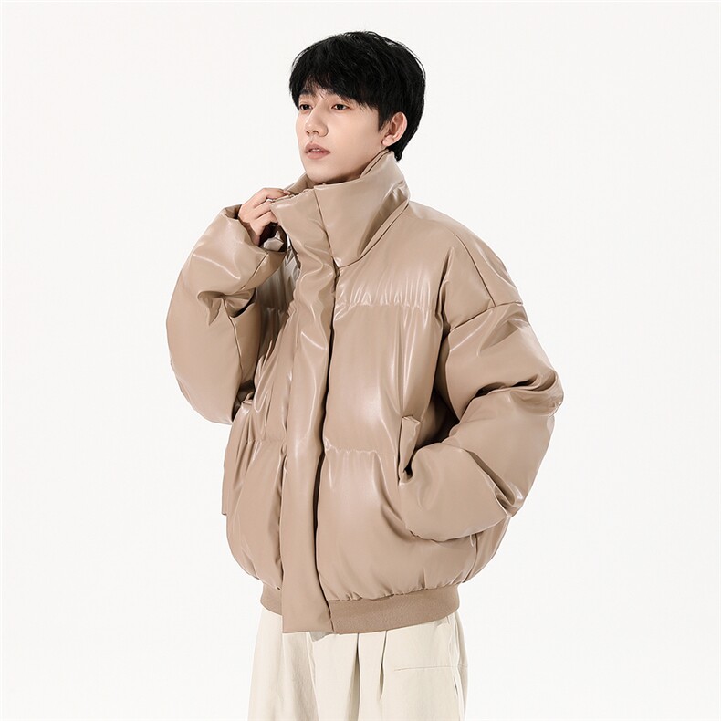 2025新款冬季立领PU皮棉服男保暖皮衣棉衣外套XZ212-QPY2421-P120,男装皮衣,星座212