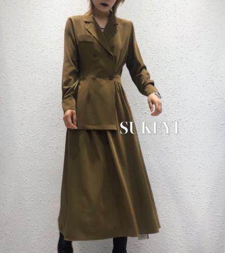 现货，极简轻奢春装连衣裙，M.L.XL，女装连衣裙，SUKEYI 舒可衣