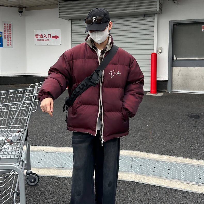 b228-M5059-P100双面穿加厚极光变色棉服,男装夹克,电商A016 (原B228)