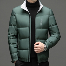 DF8808钱塘2020-2冬季厚款商务休闲立领中年男士羽绒服P225，男装羽绒服，钱塘207-2