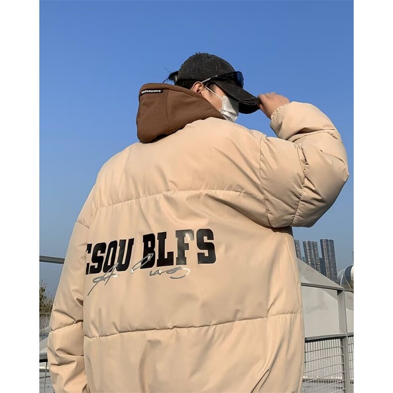 新款棉衣男冬季棉袄外套假两件棉衣FK84P90,男装棉衣,星座1116-2