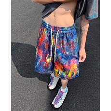 男夏季痞帅速干裤美式运动五分裤KA918-P32，男装牛仔裤，星座208-5