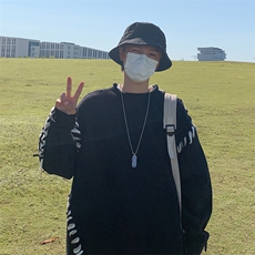 街头男潮袖子字母印花长袖体恤ins潮流MY0115-P50，男装针织衫/毛衣，星座308B-1