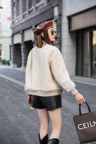 皮毛一体外套，女装，青云阁