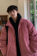8万件主推数据款灯芯绒面料冬季加厚宽松立领棉服XZ109-1-223-P88，男装棉衣，星座109-1