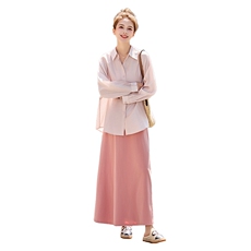 2025新款防晒天丝吊带两件套套装，女装套装/套裙，奕可儿
