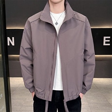 户外夹克男立领纯色上衣冲锋衣外套DSA157B-JK7822-P60，男装夹克，电商A157B