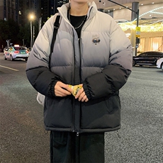量大优可提供视频冬棉衣立领渐变HD019-1-MF5325-P75，男装棉衣，电商019-1