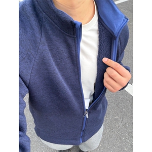 高品 针织摇粒绒拉链夹克长袖外套男女保暖内胆立领上衣A1103-P78图片