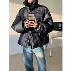 冬季短款立领面包服外套男韩系宽松休闲加厚保暖棉服-MY101-特95，男装棉衣，电商B289