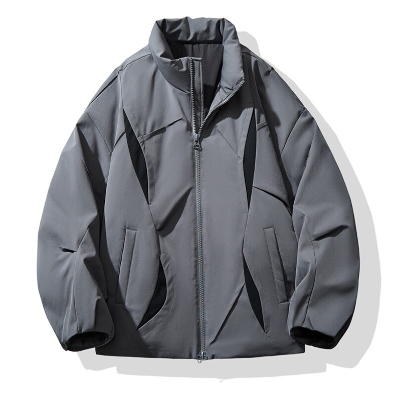 男士短款立领羽绒服90白鸭绒D213-41025-P580，男装羽绒服，电商D213