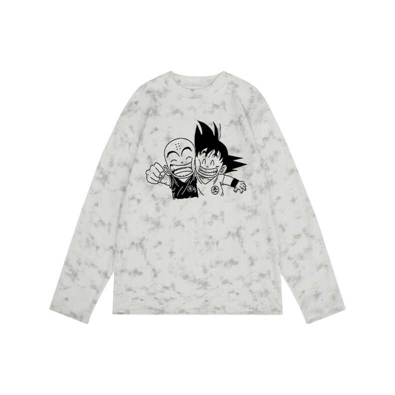 260克重磅扎染德绒圆领打底衫【有货】HD019-DR25363RL-P25，男装T恤，电商019-1