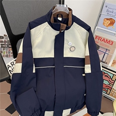 美式工装立领棒球夹克男女春秋街头情侣休闲百搭外套HHL87P80，男装夹克，星座1013-5