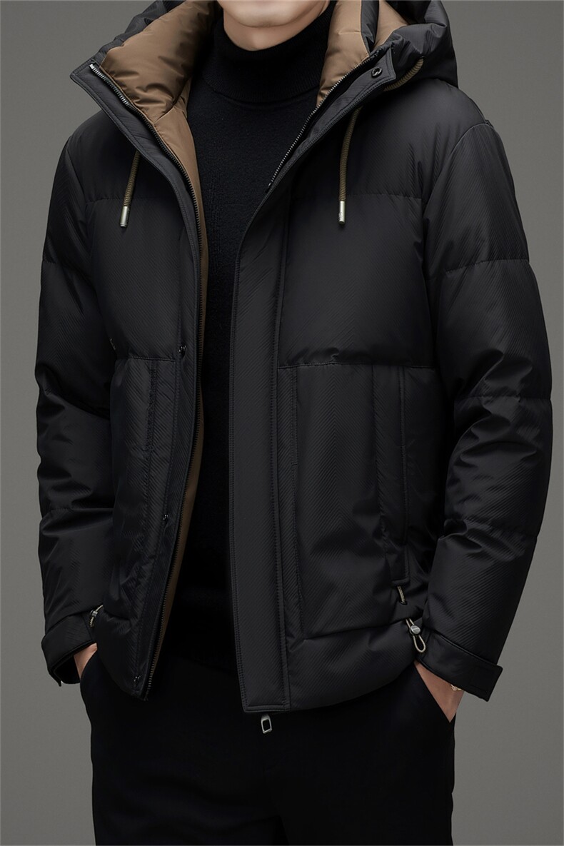 DAJ23928钱塘2020-2冬季信赖百搭时尚休闲中年男士羽绒服P290,男装羽绒服,钱塘207-2