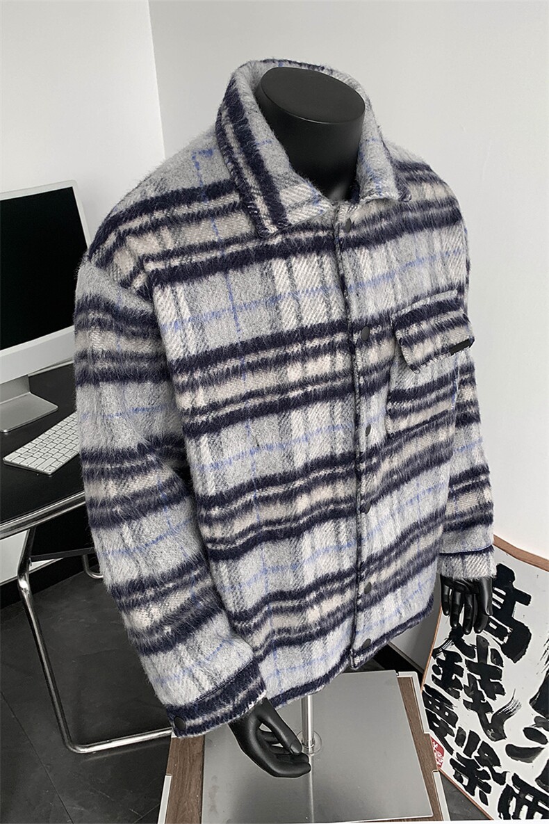 短款呢料呢子夹克冬季毛呢大衣XZ514-2-F008-常规P100加棉P125,男装夹克,星座514-2(原B239)