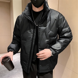 有报告足货店主小伙PU轻薄羽绒服潮流外套男YR2369-P138图片