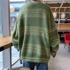 美式街头设计感圆领毛衣男慵懒风休闲针织衫M8807P48，男装针织衫/毛衣，星座1116-2