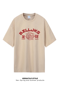 得物供货 2025新款纯棉200克龙印花短袖A158-T2416-P16特价控29图片
