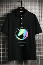 PL57138-P35翻领短袖polo衫男大码胖子半袖t恤男有领保罗衫，男装Polo衫，电商A040A