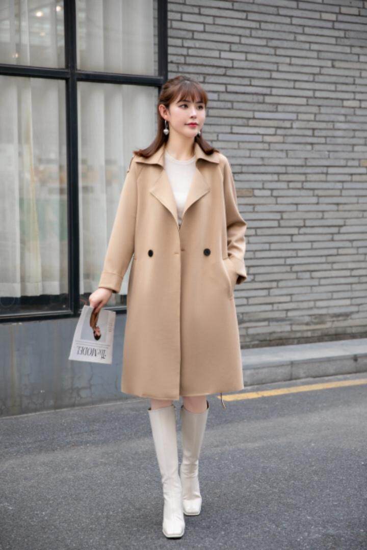 现货供应：斜纹空气层面料休闲风衣M一XXL，女装风衣，拉思维加丝