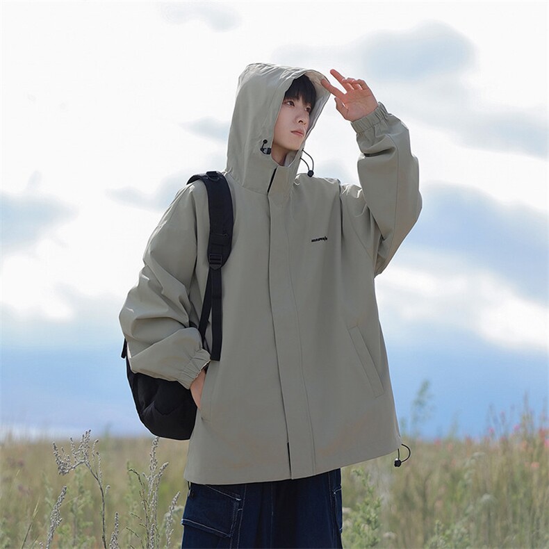 秋季新款现货户外夹克男双面穿立领冲锋衣外套A157B-JK7902-特P70,男装夹克,电商A157B
