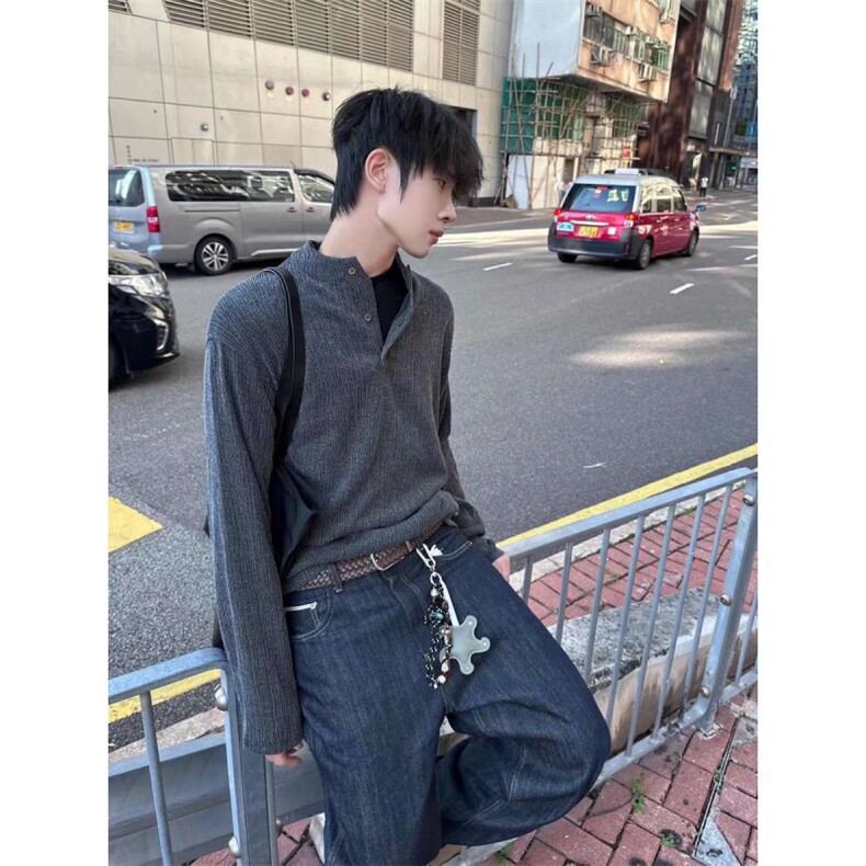 JY335-P45利领毛衣针织衫男慵懒高级打底休闲百搭图片