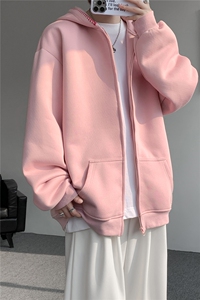 3XL-S 基础百搭拉链开衫卫衣男休闲外套小心机 WY45-P58 400g图片