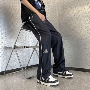 现货 高街ins设计感拉链冲锋裤秋季美式vibe机能裤子男 K6652-P38图片