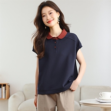 运动女夏薄款2025新款卫衣宽松休闲小个子妈妈七分裤时尚两件，女装T恤，忆绮罗